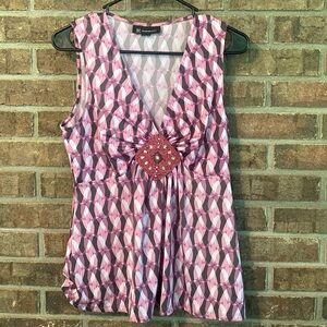 Super cool tank by INC in colors of purple snd pink